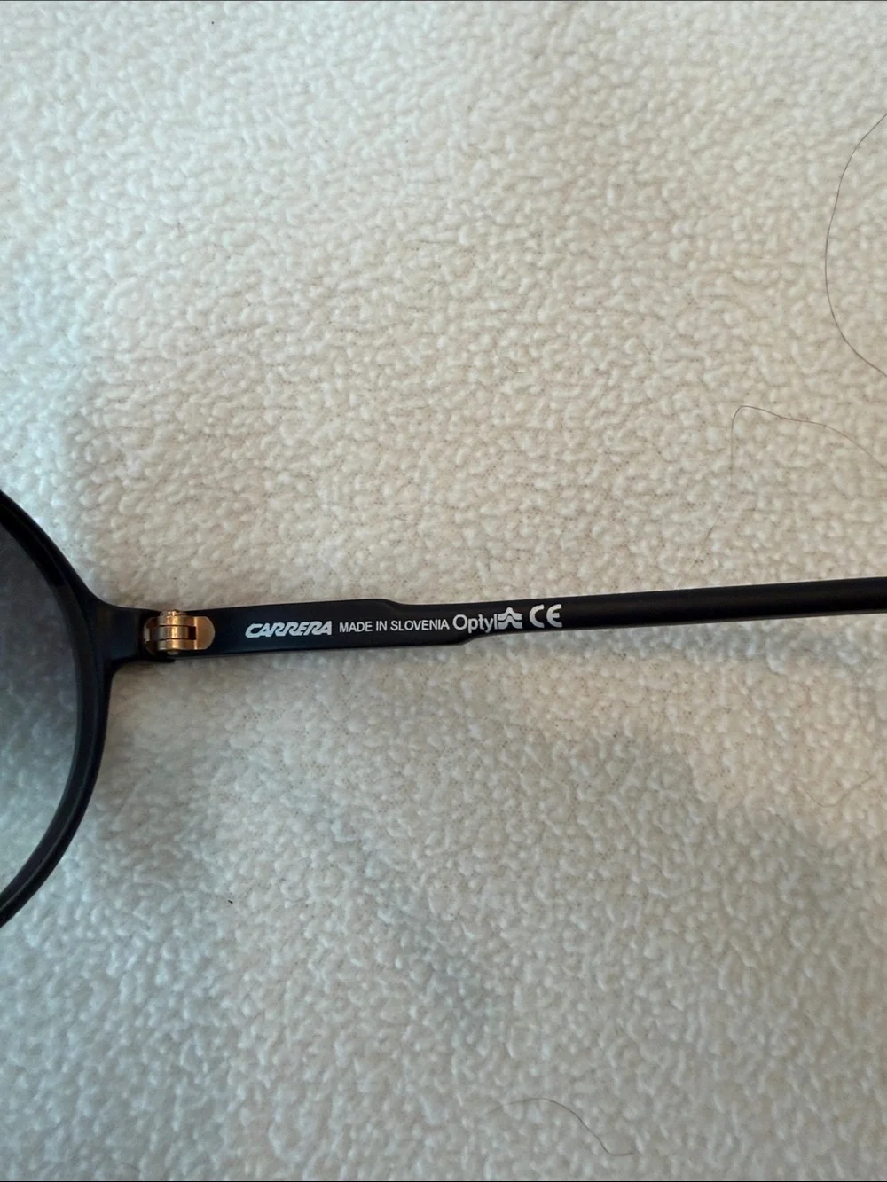 Carrera Black Sunglasses with Subtle Gold Accent